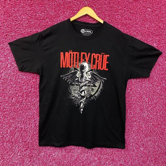 Motley Crue Dr Feel Good Album Cover Art Heavy Metal T-Shirt 2XL - Picture 3 of 4